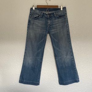 7 For All Mankind DOJO Crop Size 30